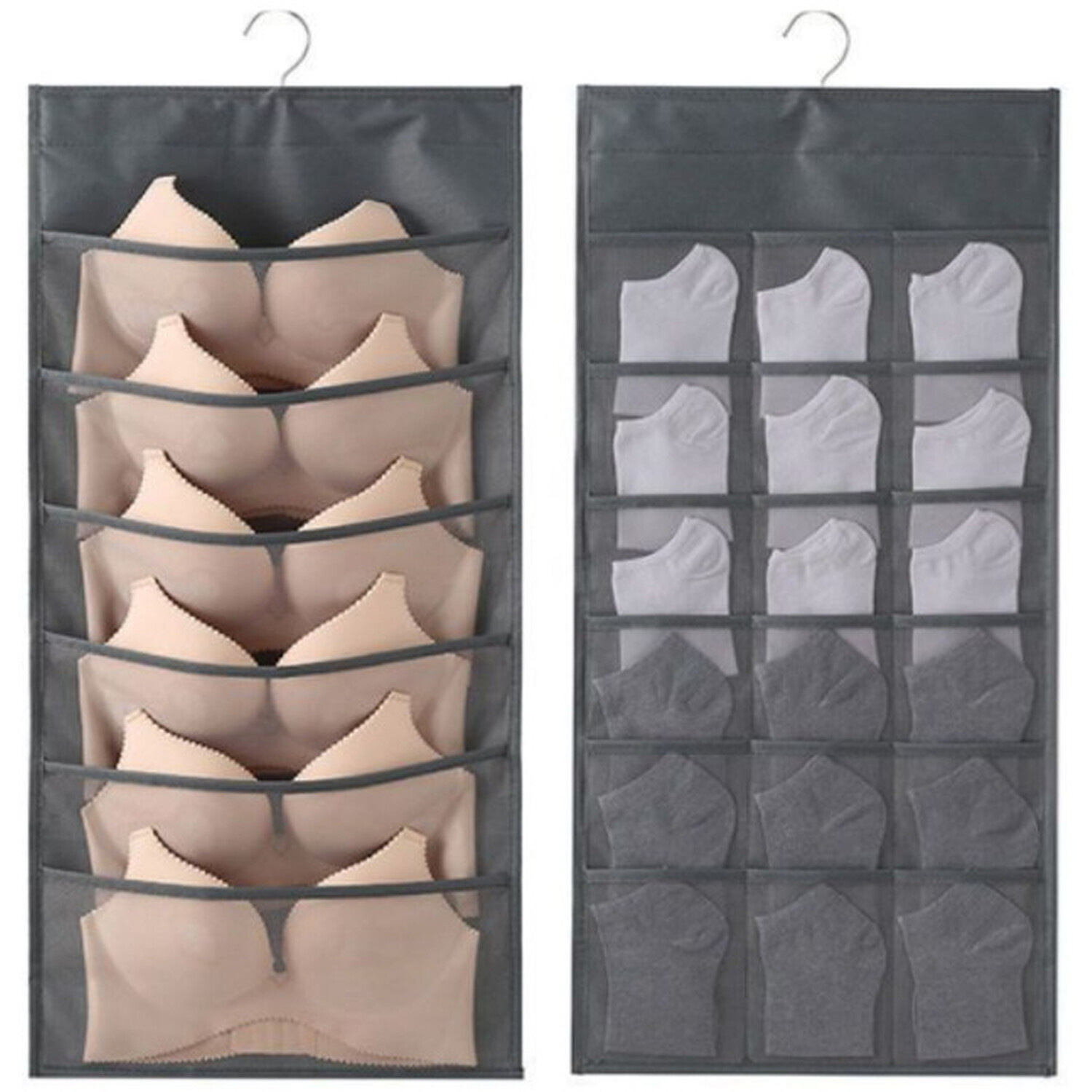Image of Hanging Storage Compartments - Grey