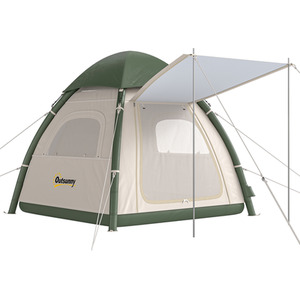 Outsunny Inflatable Camping Tent 3000mm Waterproof A20-585V00BG