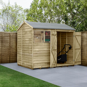 4LIFE Reverse Apex Shed 8x6