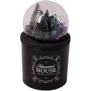 Haunted House Globe Candle