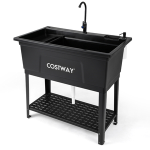Freestanding Outdoor Laundry Sink Station