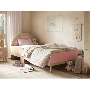 Noah Single Curved Headboard Bed