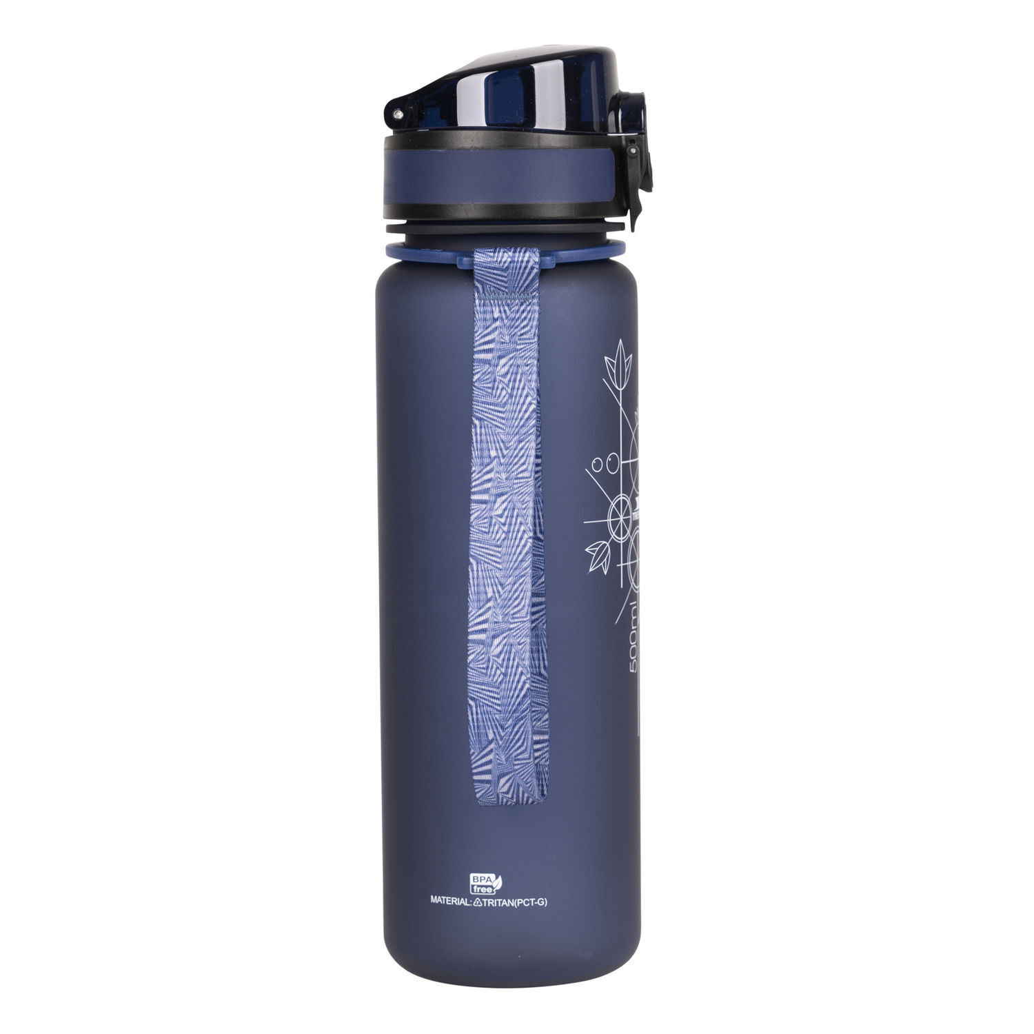 Trespass Flintlock Sports Bottle - Dark Blue