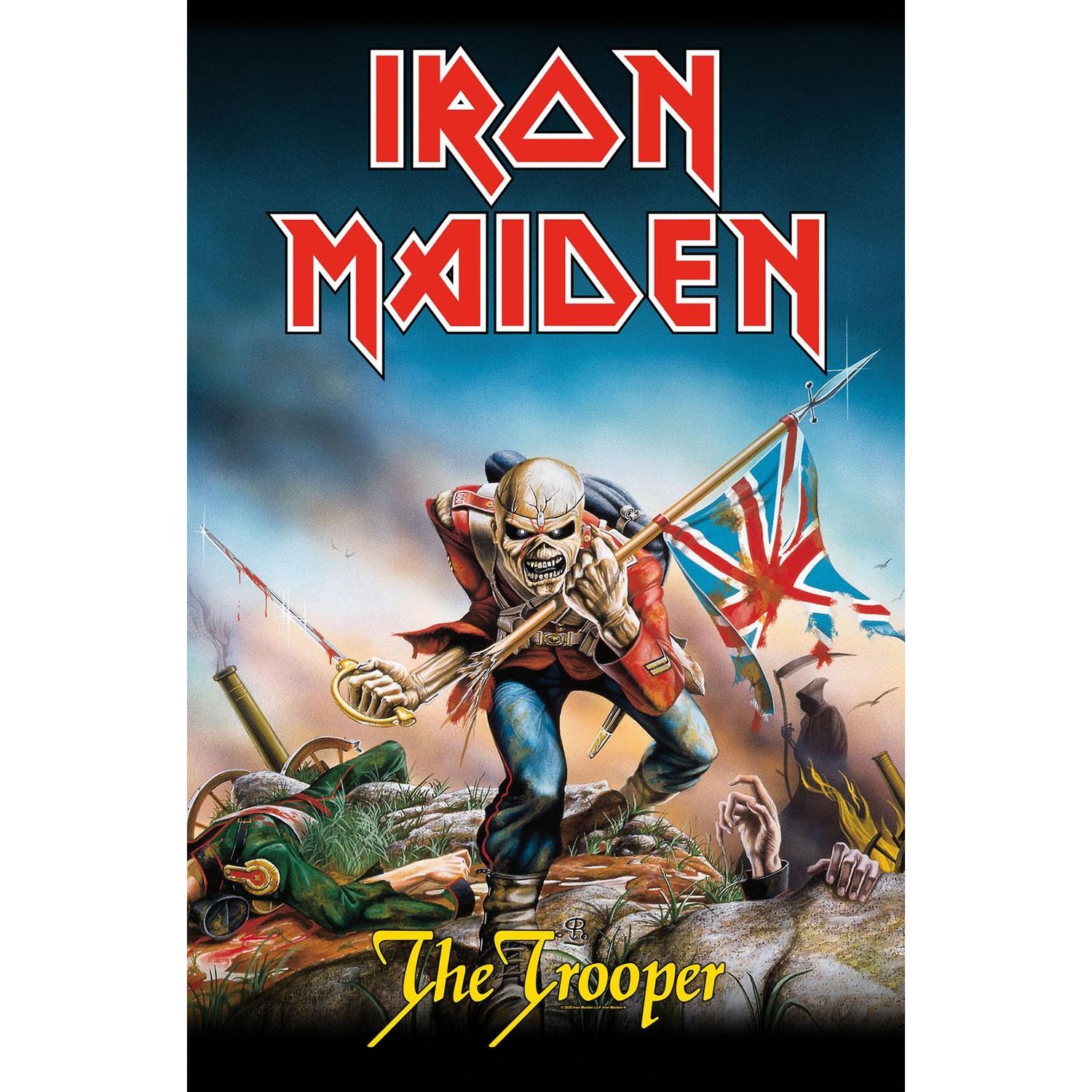 Iron Maiden The Trooper Polyester Poster - Multicoloured