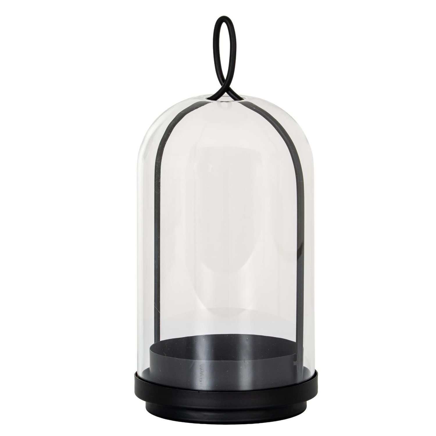 Hill Interiors Nysa Candle Lantern - Black / 1