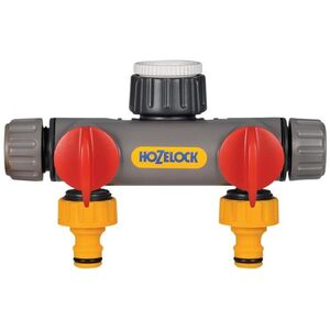 Hozelock 2252 2-way Tap Connector 1/2 - 1in Bsp