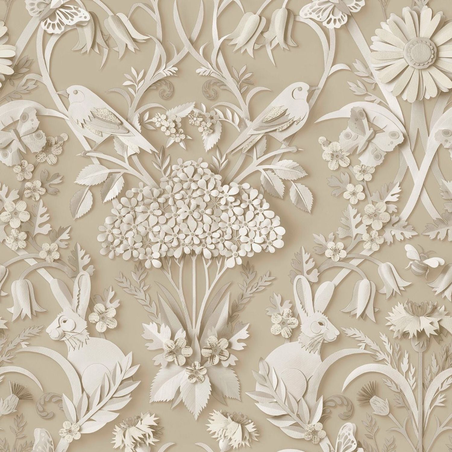 Fine Décor Unisex Natural 3D Woodland Wallpaper In - Image 2