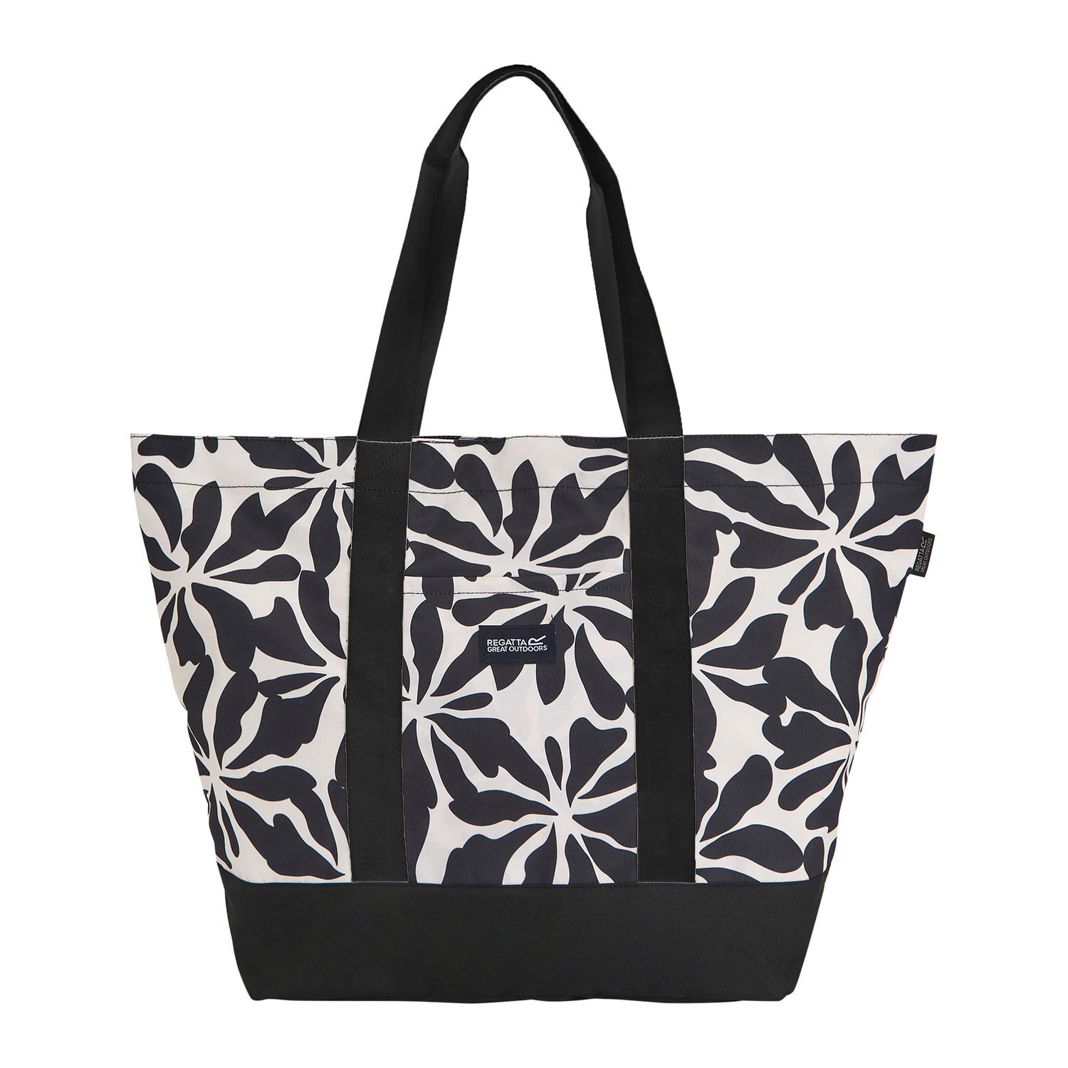 Regatta Boulder Floral Pattern Beach Tote Bag - Multicoloured - One Size - Multicoloured - 100% Polyester - Image 2