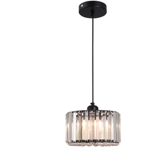 Pendant Crystal Light Black