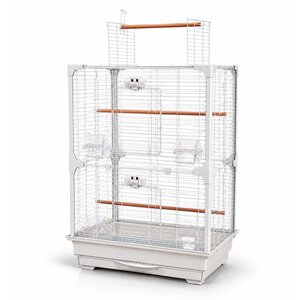 High Perch Tall Top-Opening Bird Cage with Twin Perches