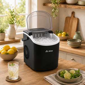 Portable Countertop Bullet Ice Maker with Carry Handle