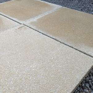 20 x Textured Slabs 450x450mm Buff - Pack of 20, 4.05m²