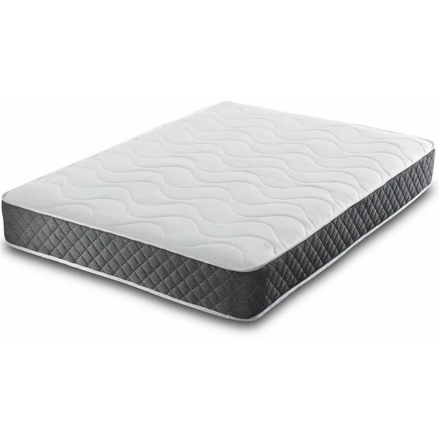 Direct Furniture Suppliers 3Ft Single Spring & Memory Foam - White