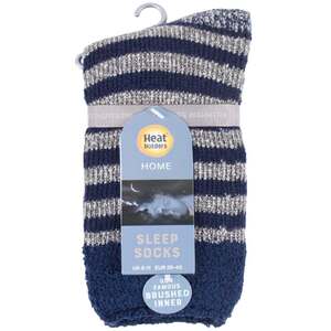 Mens Warm Luxury Fleece Lined Thermal Lounge Bed Socks