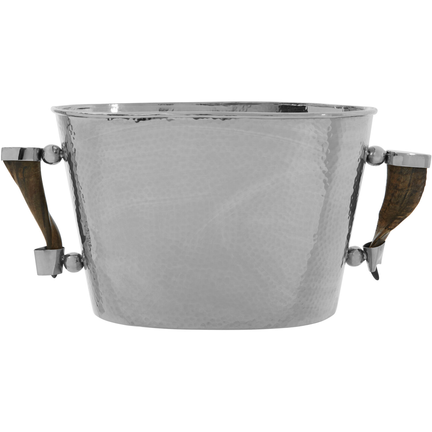 Orsina Mixology Haven Horn Handle Wine Cooler - Silver