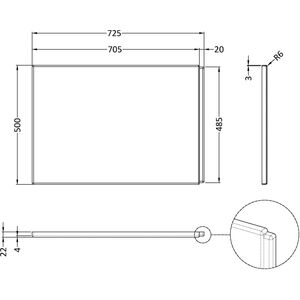 Acrylic Bath End Panel for Standard Bathtub Installations