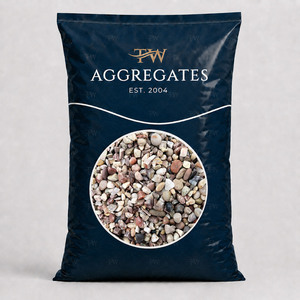 TW Aggregates - 10mm Decorative Pea Gravel 25kg Maxi Bag