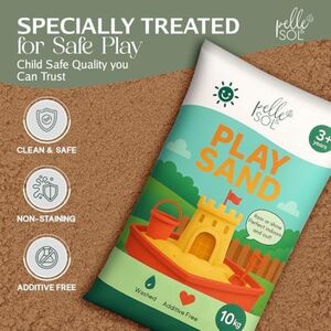 Pelle & Sol Play Sand for Kids Sandpits & Sensory Play