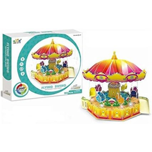 3D Toy Puzzle Amusement Park Flying Swing Set