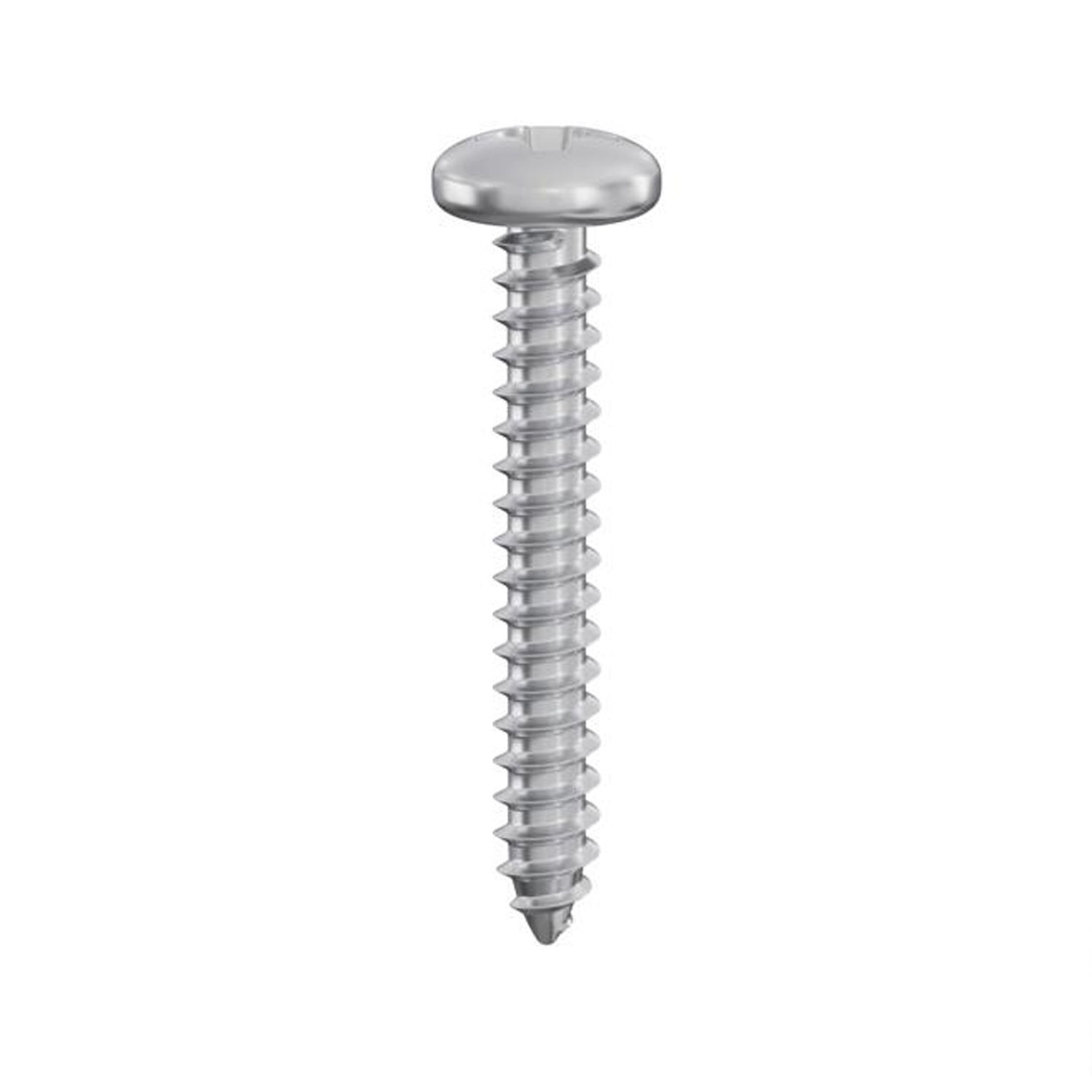 Picardy Pan Self Tapping Screws (Pack Of 200) - Silver
