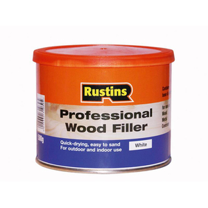 Rustins, Professional Wood Filler, 500G, White