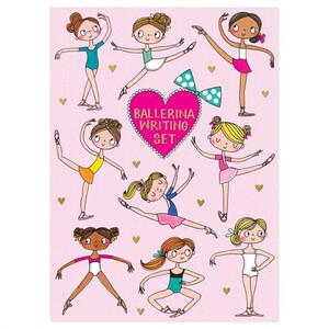 Ballerina Design Writing Set with Envelopes