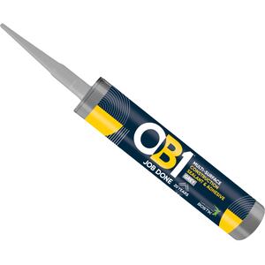 OB1 hybrid sealant and adhesive grey 290ml cartridge