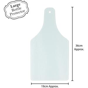 Wine Barrel Large Bottle Serving Board - Glass Kitchenware Platter