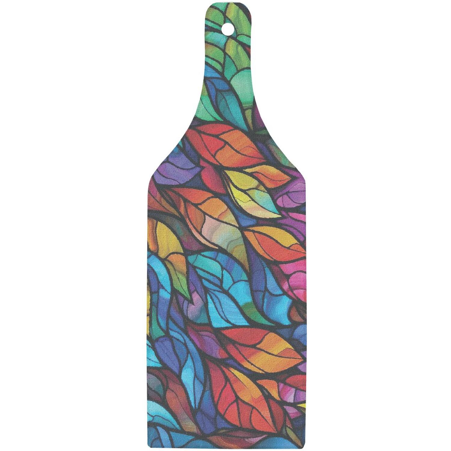 Image of Stained Glass Pattern Bottle Serving Board&hellip;