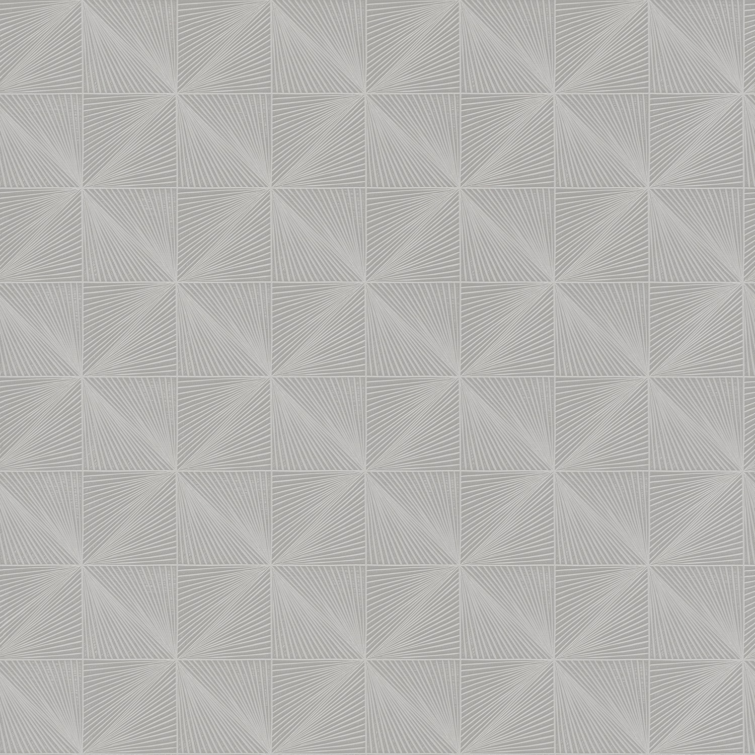 Grandeco Boutique Wallpaper - Metallic Geo Embossed Luxury Vinyl - Grey - CU3304 - Image 2