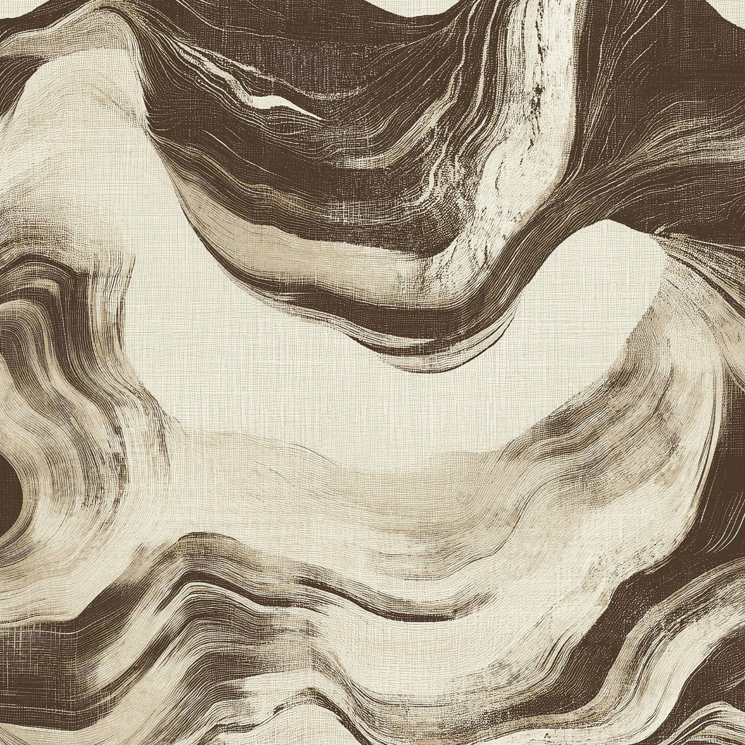 Bayda Abstract Wallpaper Textured Brown Paint Effect Paste The Wall Vinyl - Image 3
