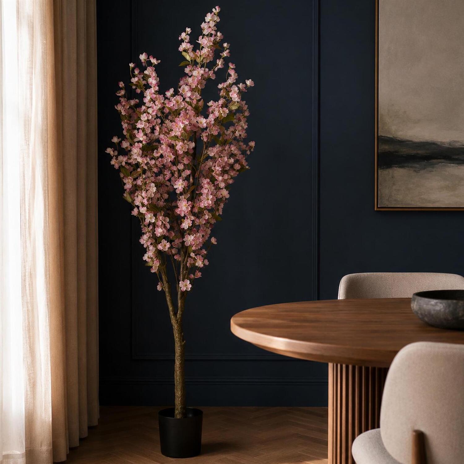 Leaf Unisex Pink Artificial Cherry Tree Premium 180Cm - Image 2
