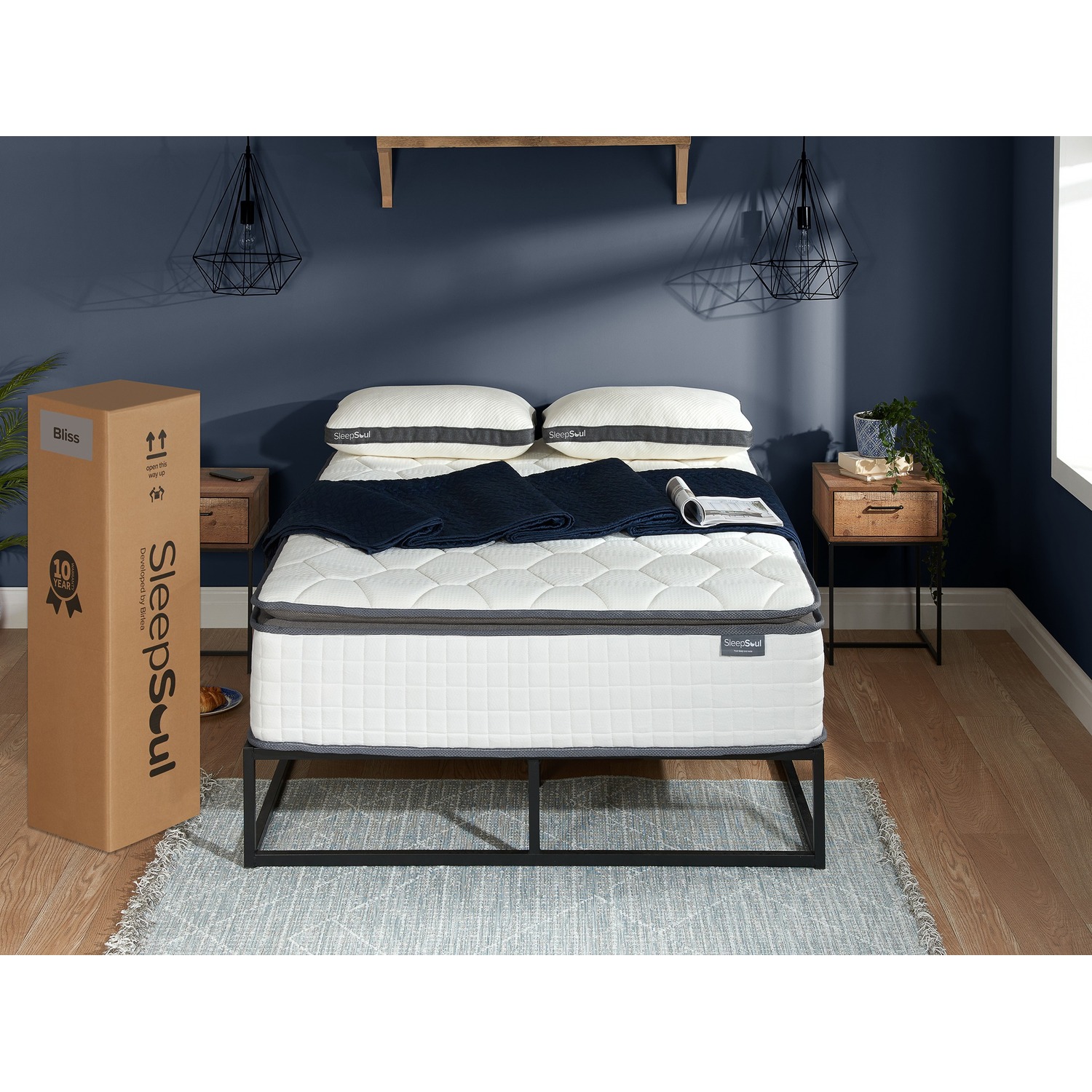 Rackhams Bliss 800 Pocket Memory Pillow Top Mattress - Superking - Image 4