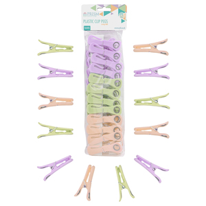 72 Prism Plastic Clip Clothes Pegs