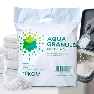 1 x 10kg Granular Salt Water Softeners High Purity For Laundry & Dish Washing