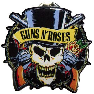 Guns N Roses Top Hat Badge