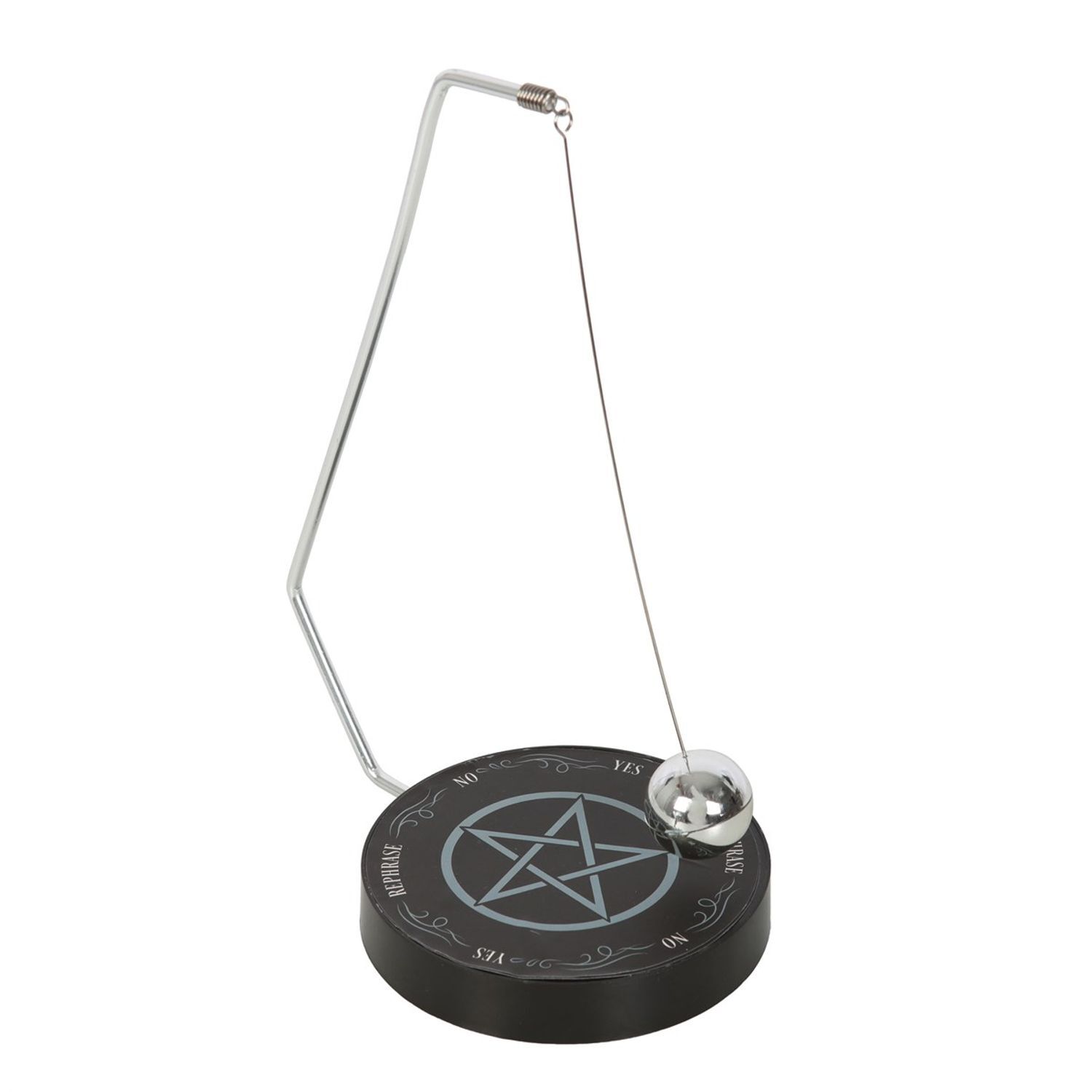  - Something Different Gothic Pentagram Pendulum Decision Maker Black/white (One Size) - Image 2