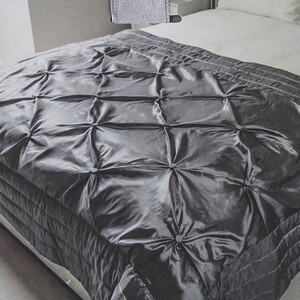 Voltico Buttoned Soft Touch Bedspread Throw
