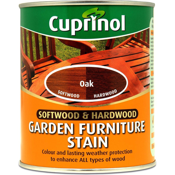 Cuprinol Garden Furniture Stain Satin Oak 750ml.