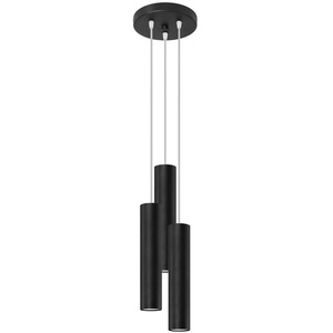 Pendant lamp LAGOS 3P black