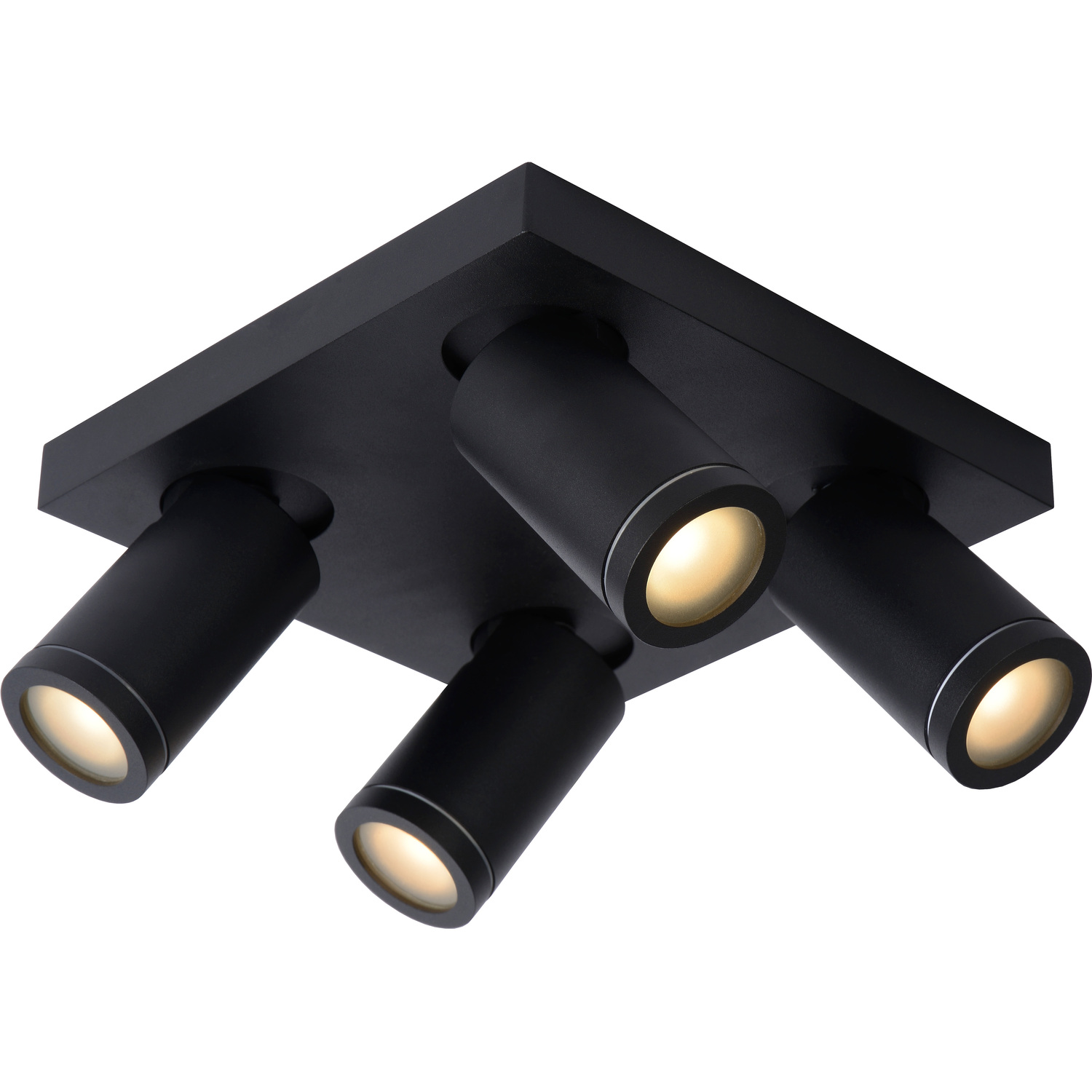Lucide Unisex Black 'Taylor' Dimmable Stylish Tiltable Bathroom Led Ceiling Spotlight Gu10 In Size 4 - Image 3