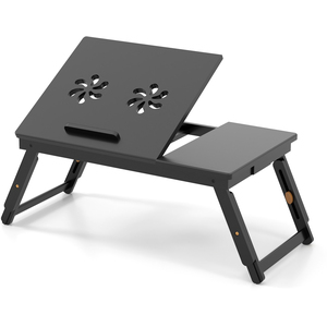 Costway Bamboo Laptop Lap Tray