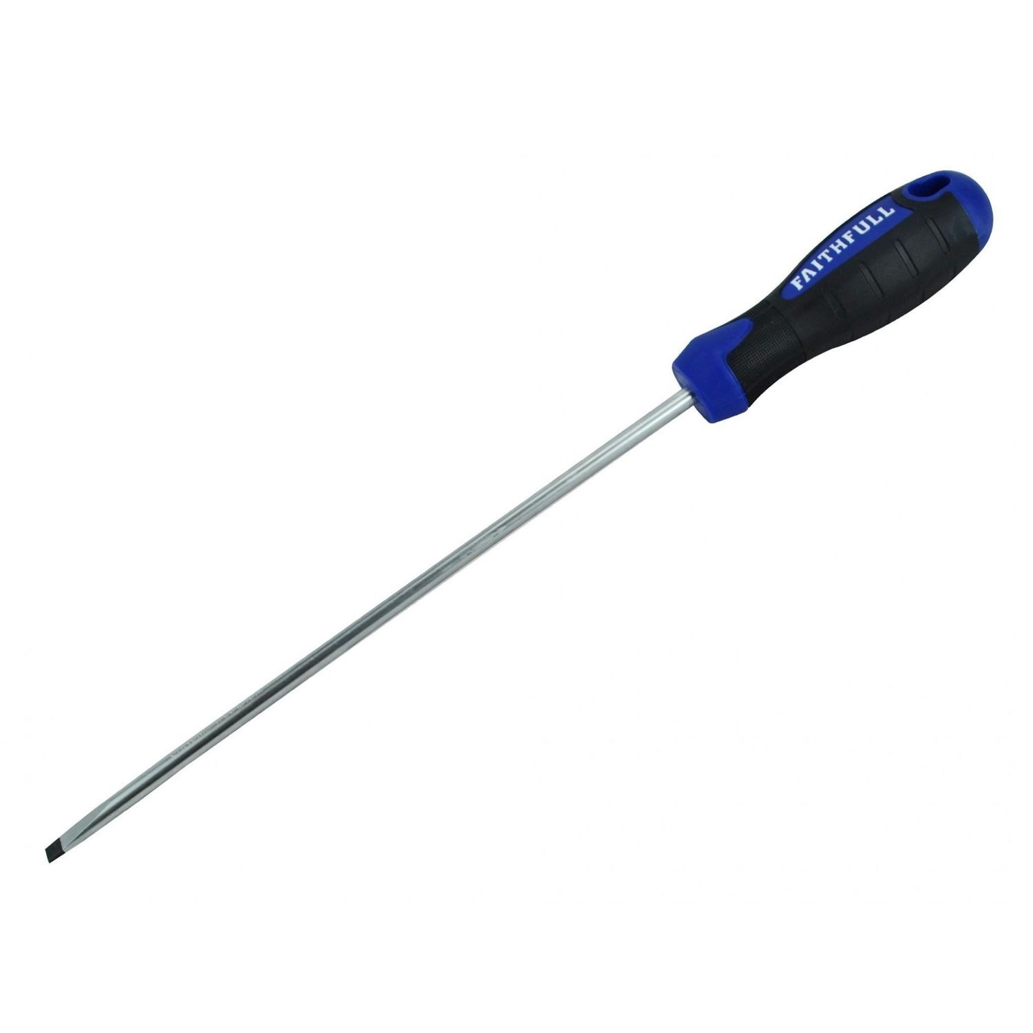 Faithfull Soft Grip Screwdriver, Parallel Slotted A - Multi Colour