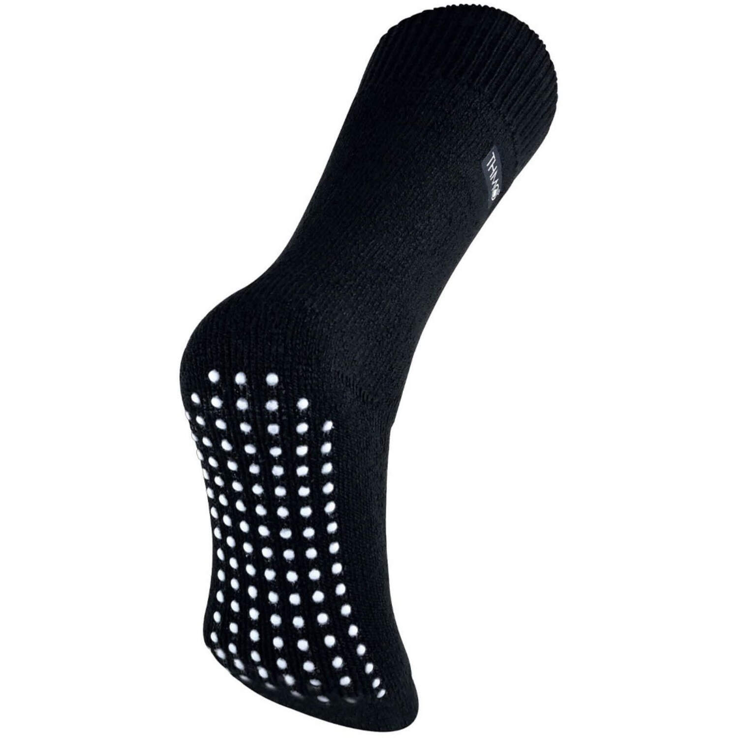 THMO - Mens Thick Thermal Fleece Lined Indoor Slipper Socks with Non Slip Grips - Image 2