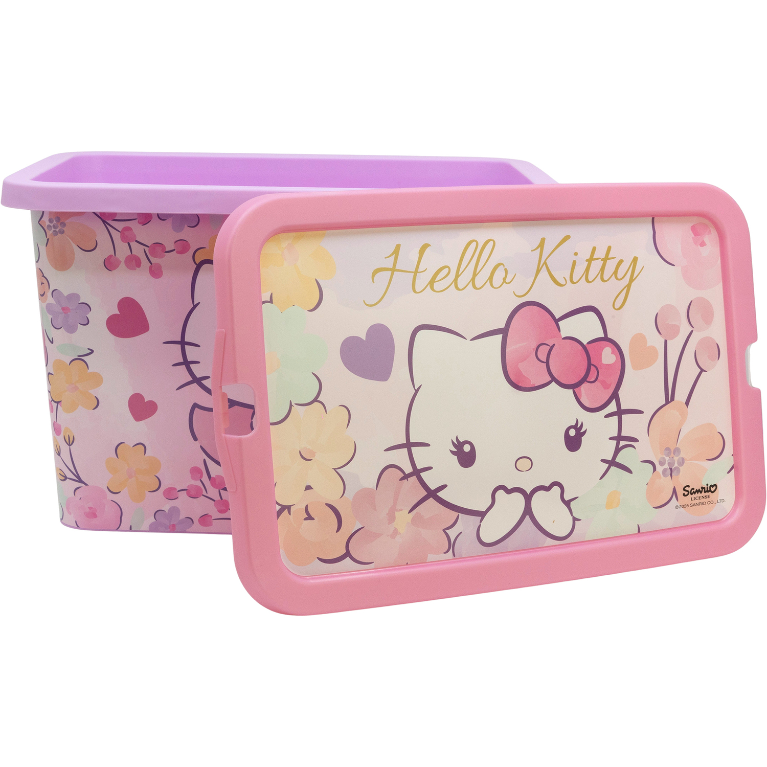 Hello Kitty Pink Storage Click Box, 7 L - Pink