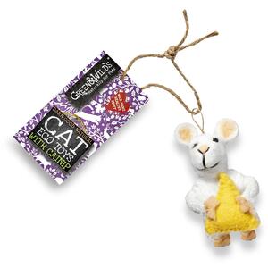 Green & Wilds Eco Friendly Natural Cat Toy with Catnip - Monty Jack Mouse
