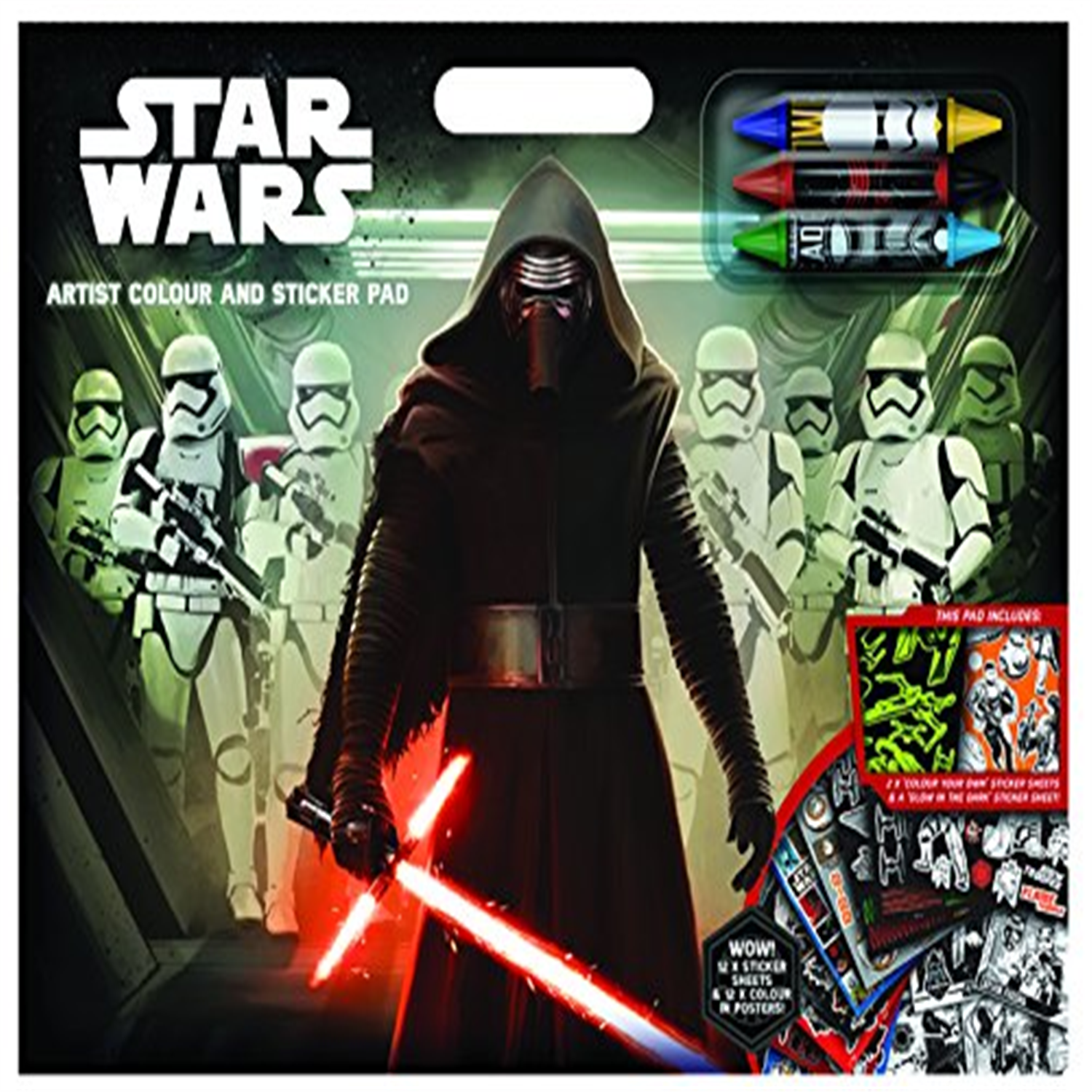 Multiple Use Store Star Wars Artist Colour and Sticker Pad, Multi-Colour