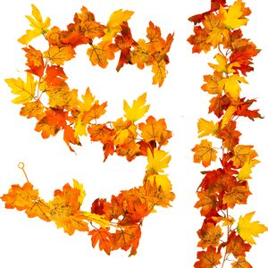 Pelle & Sol 6ft Artificial Maple Leaf Garlands