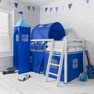Moro Cabin Bed Midsleeper with Blue NW Package