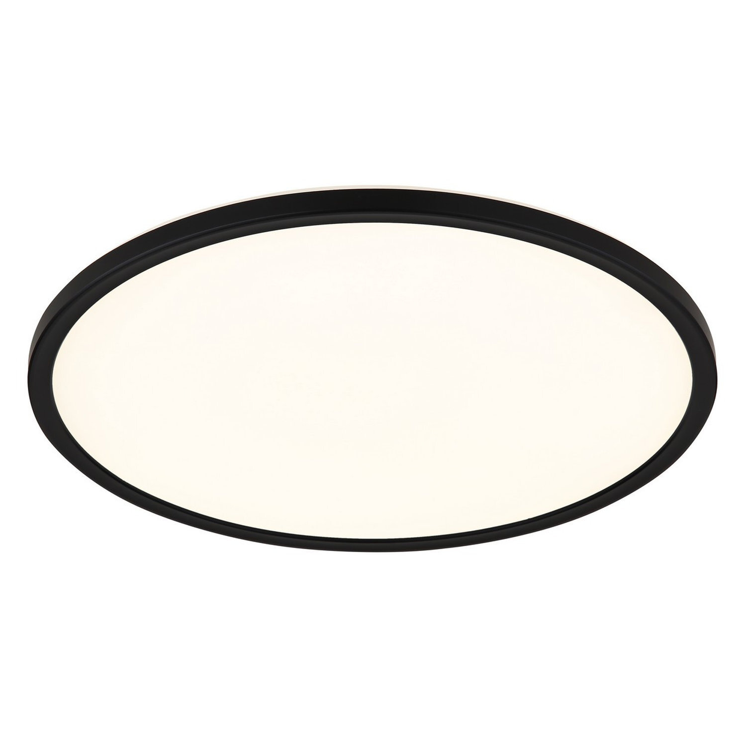 Netlighting Unisex Black Sapana Round Flush Ceiling Light Ip44 Led 3000K 42Cm - Image 2